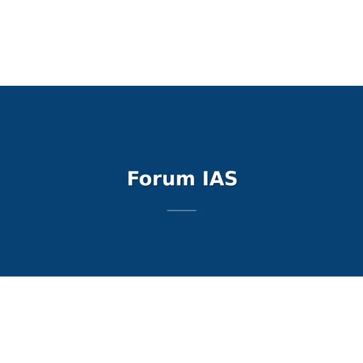 Forum IAS