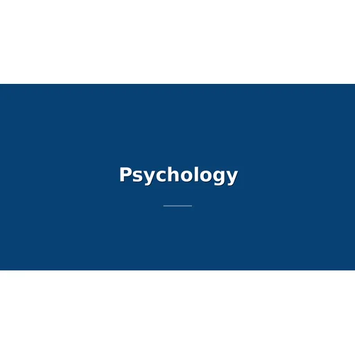 Psychology