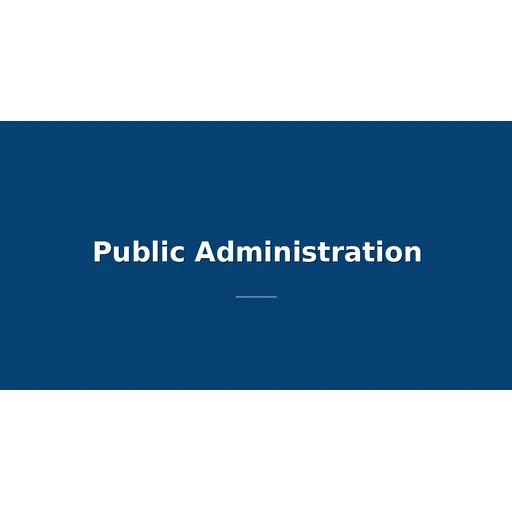 Public Administration