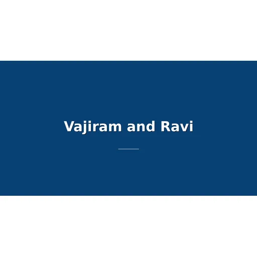 Vajiram and Ravi