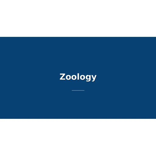 Zoology