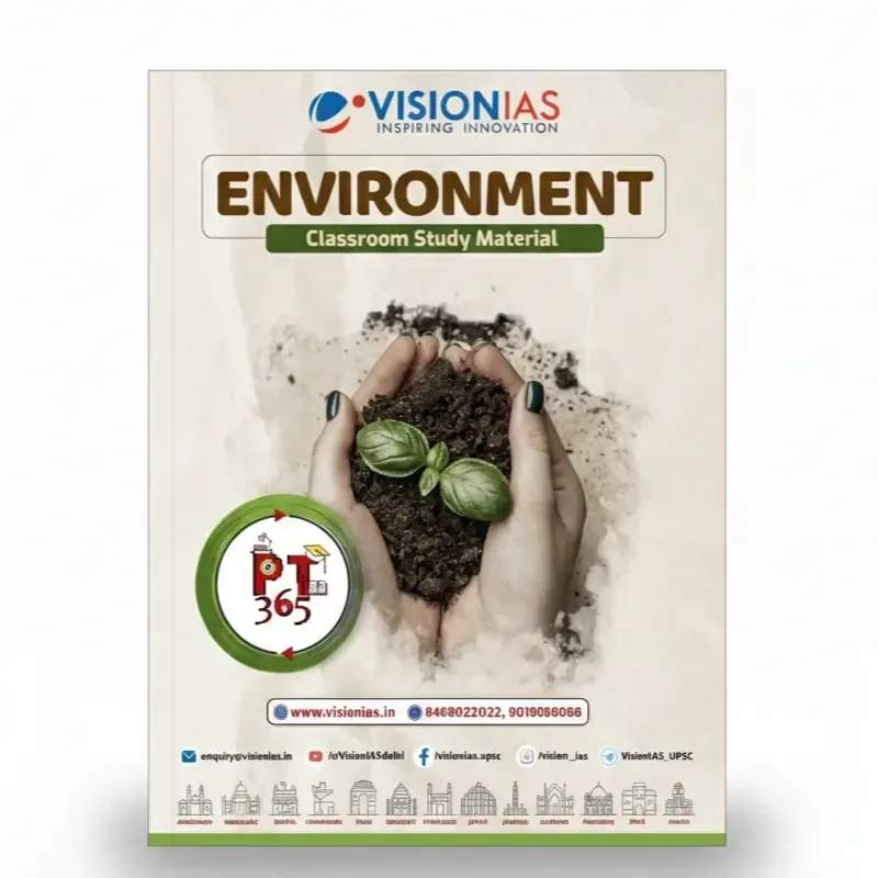 Vision IAS Environment PT 365 Yearly Magazine 2025-26 | English Medium
