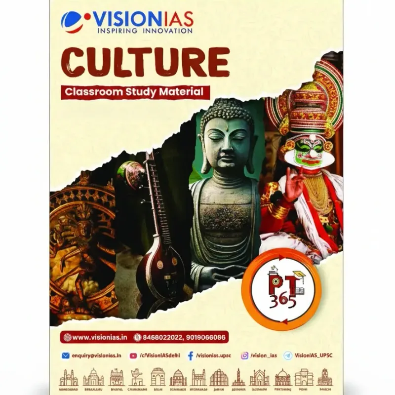 Vision IAS Culture PT 365 Yearly Magazine 2025-26 | English Medium