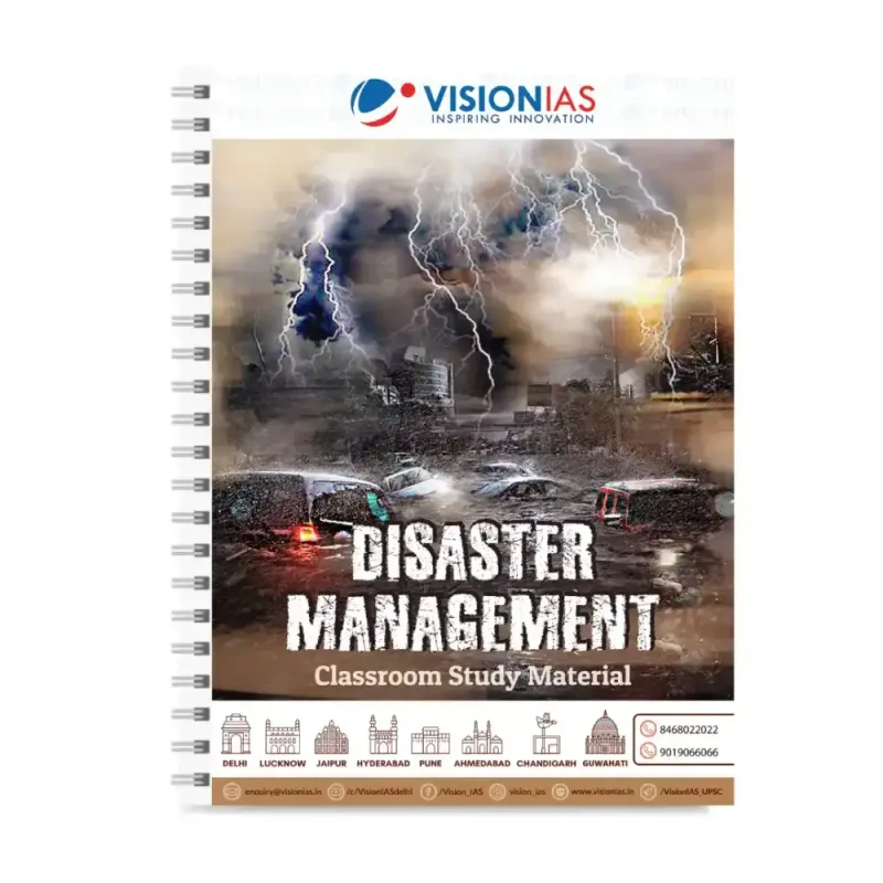 Vision IAS Disaster Management Notes Booklet | General Studies Edition 2025-2026
