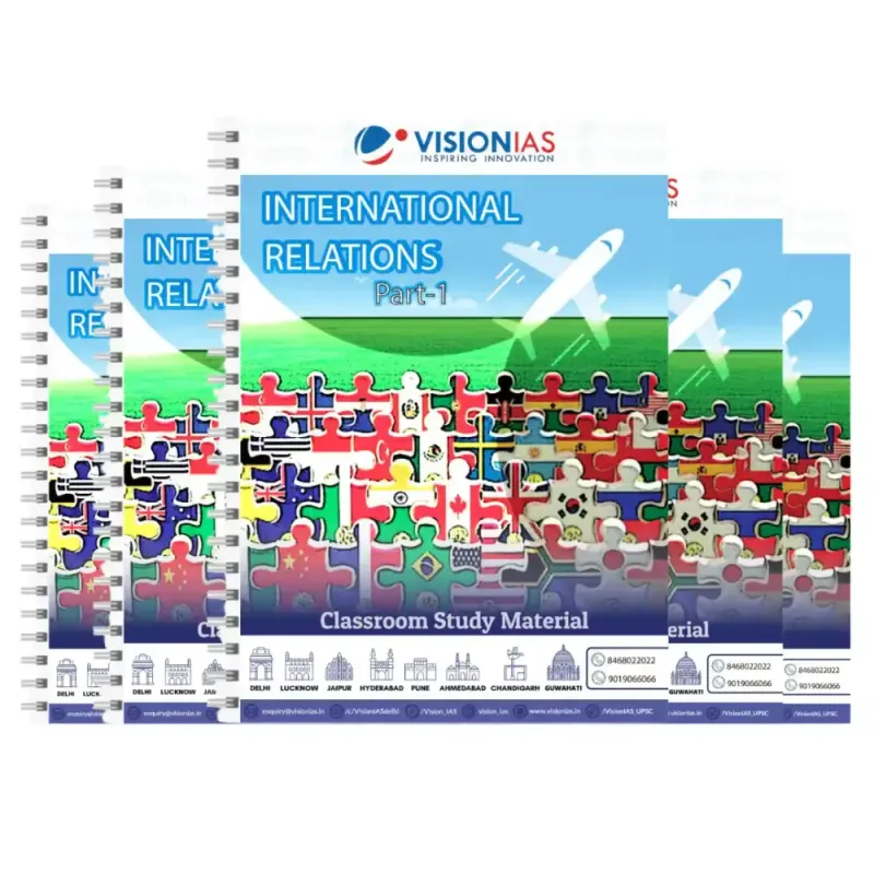 Vision IAS International Relations Notes Booklets 2025 – 2026 English Edition
