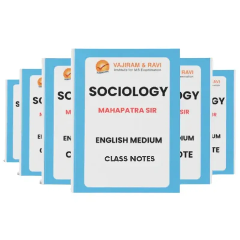 Mahapatra Sir Sociology Handwritten Notes 2025–26 (8 Booklets, English Medium)
