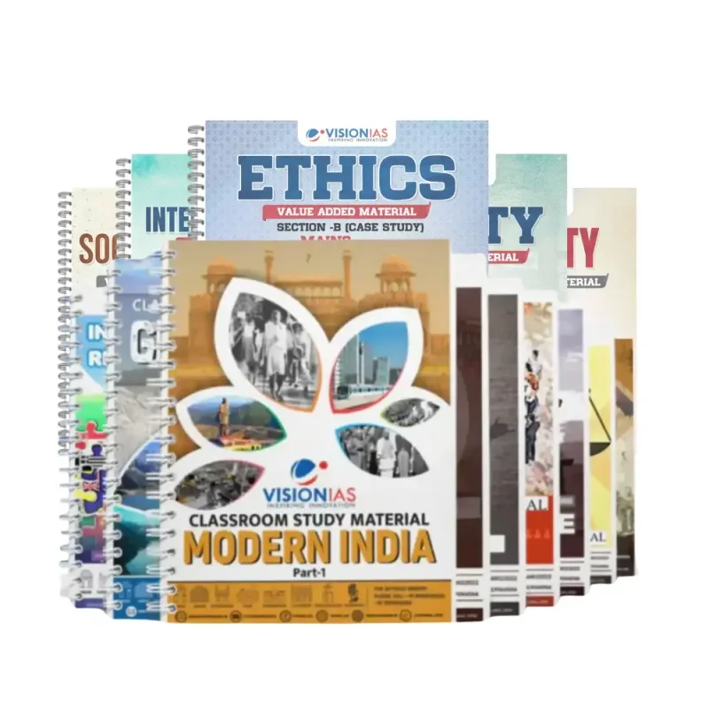 Vision IAS GS 2026-27 Booklets with Value Added Materials – 56 Booklets