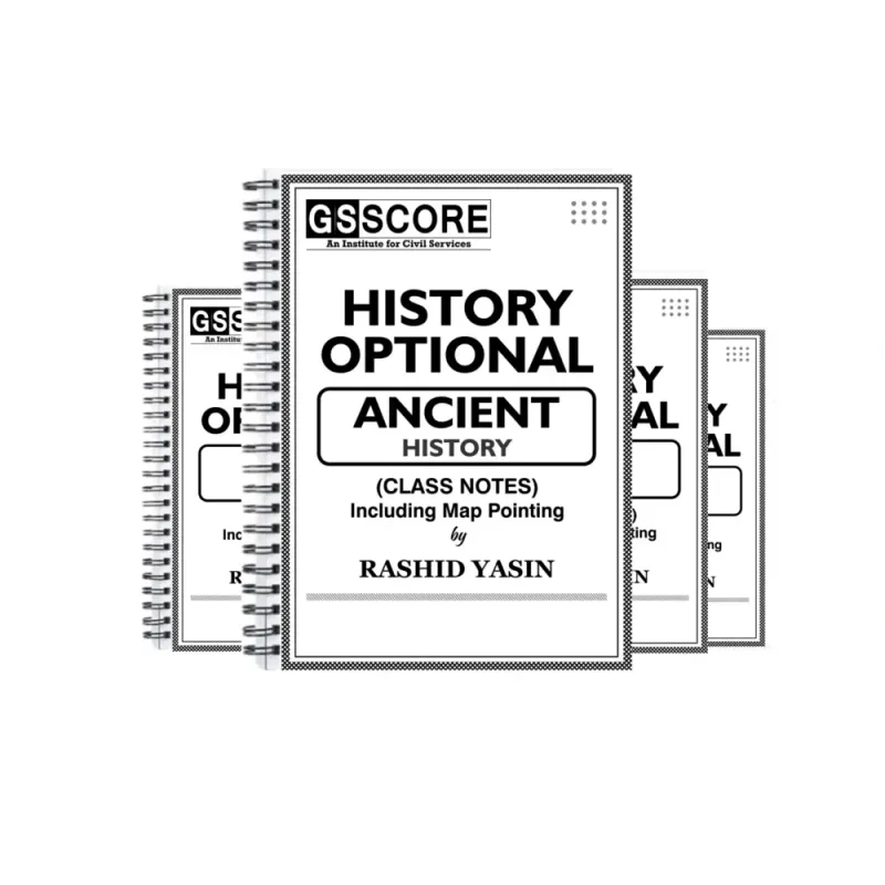 GS Score History Handwritten Notes 2025-26 | UPSC Optional Set of 4