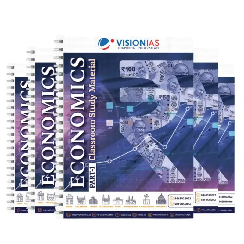 Vision IAS Economics Notes Booklet Set 2025 – 2026 English GS for UPSC CSE