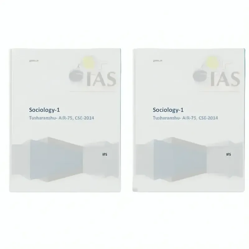 Tusharanshu Sociology Notes 2025-2026 | English | UPSC Sociology in 2 Booklets