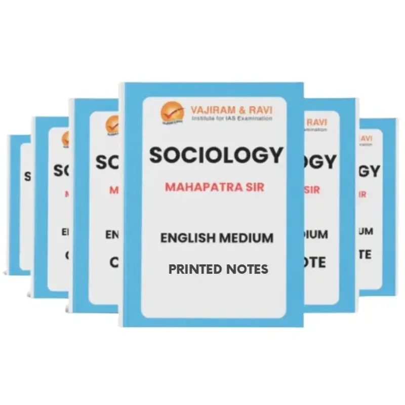 Mahapatra Sir Sociology Notes 2025–26 UPSC Optional English Medium 6 Booklets