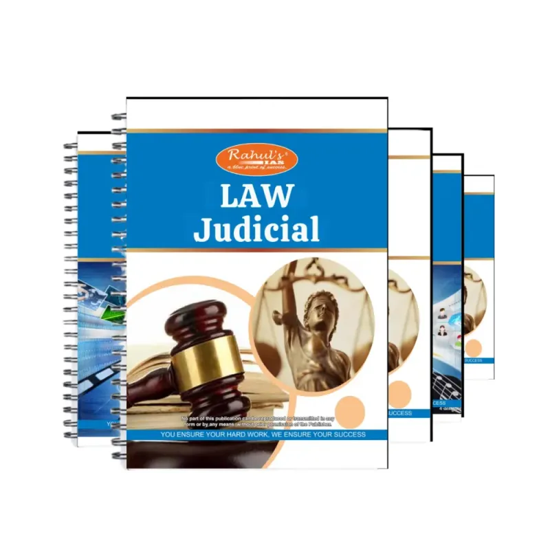 Rahul IAS Law Judiciary Notes 2025-26 | Printed Booklets Set of 30
