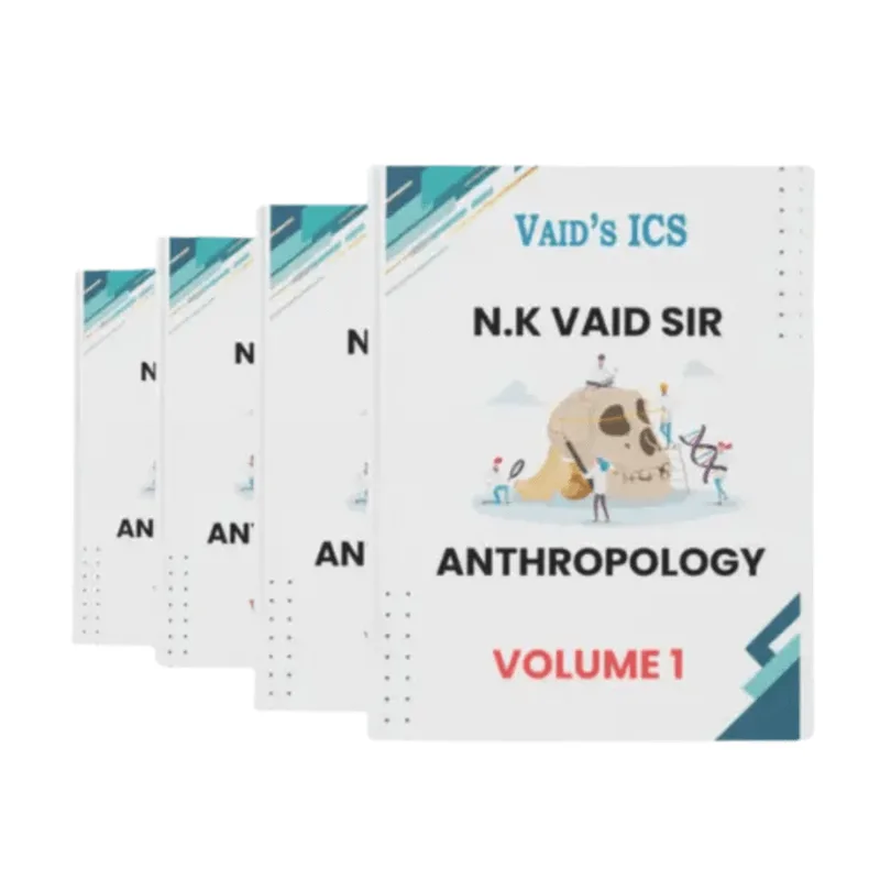 Vaid Sir Anthropology Optional Notes 2025 | Printed Booklets Set of 5