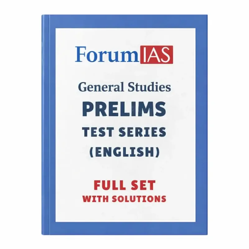 Forum IAS Prelims Test Series 2026 | UPSC Prelims Test Series in English
