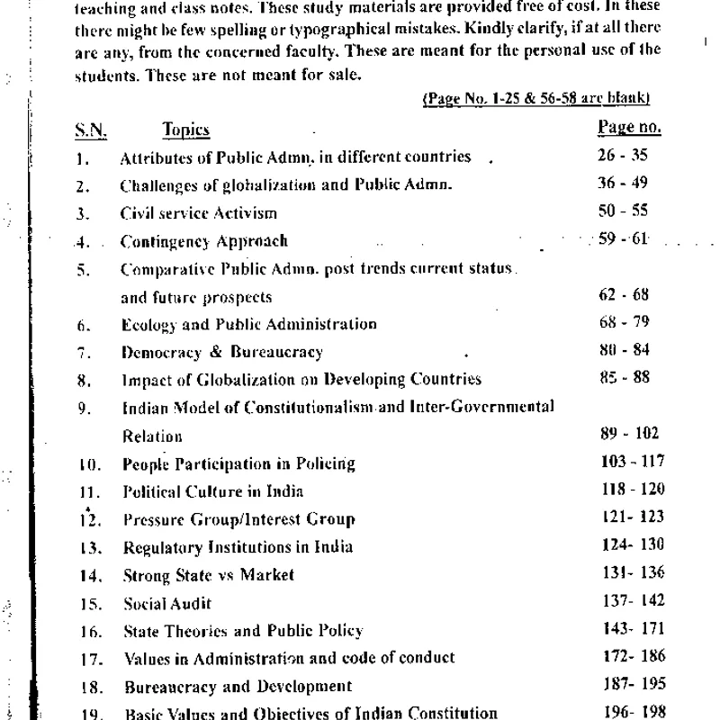 MK Mohanty Pub Admin Notes 2025-26 | UPSC Study Material | Best Price — preview 2
