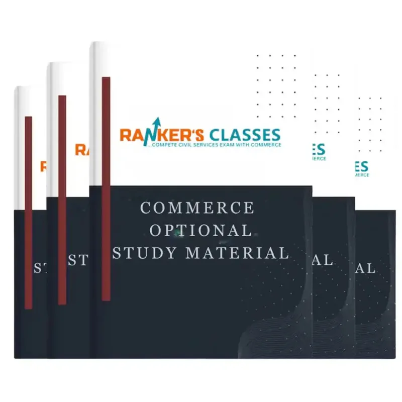 Ranker Commerce Optional 2025-26 | UPSC Prep | Study Material