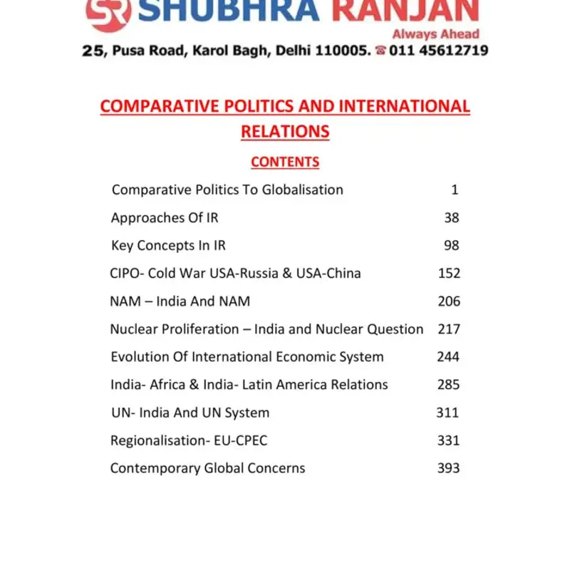 Shubhra Ranjan PSIR 2025-26 | UPSC Optional Notes | Study Material — preview 4