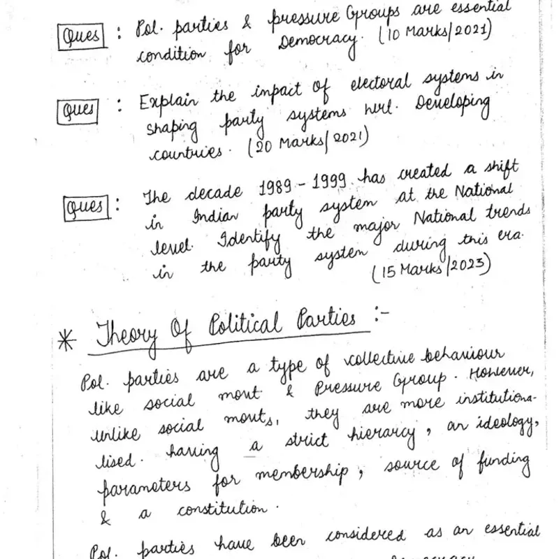 Shubhra Ranjan PSIR Notes 2026 | UPSC Study Material | 11 Booklets — preview 3