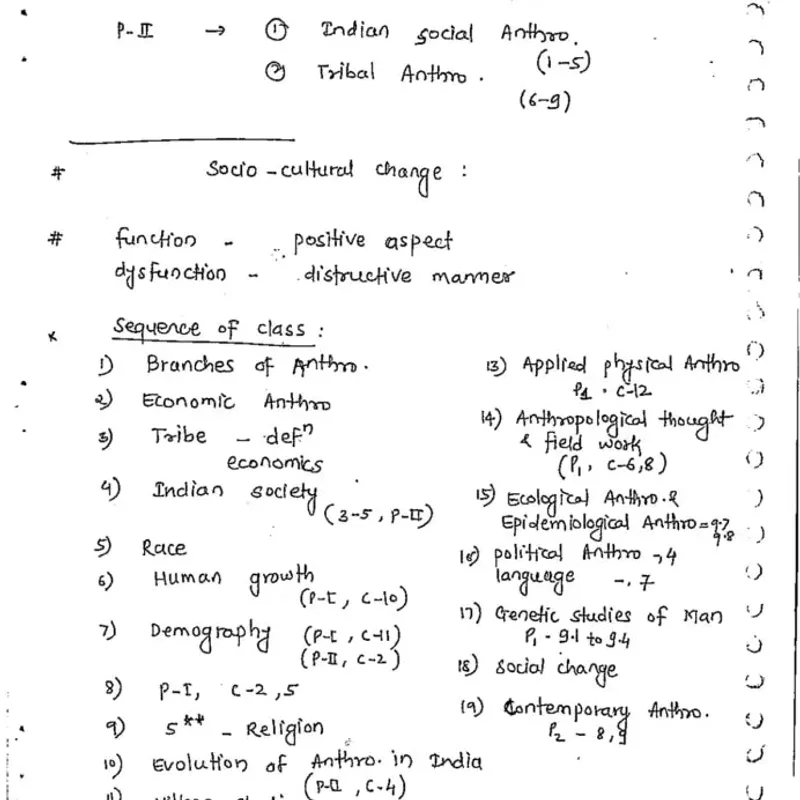 Sosin Anthropology 2025-26 | Handwritten Notes | UPSC Study Material — preview 2
