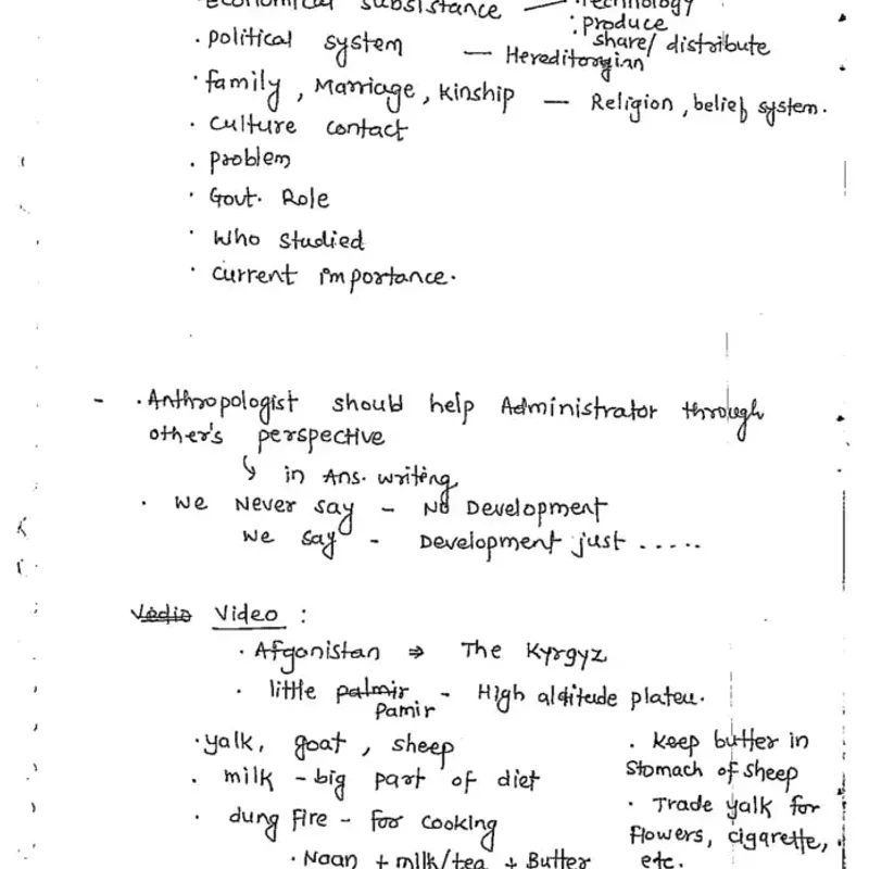 Sosin Anthropology 2025-26 | Handwritten Notes | UPSC Study Material — preview 3