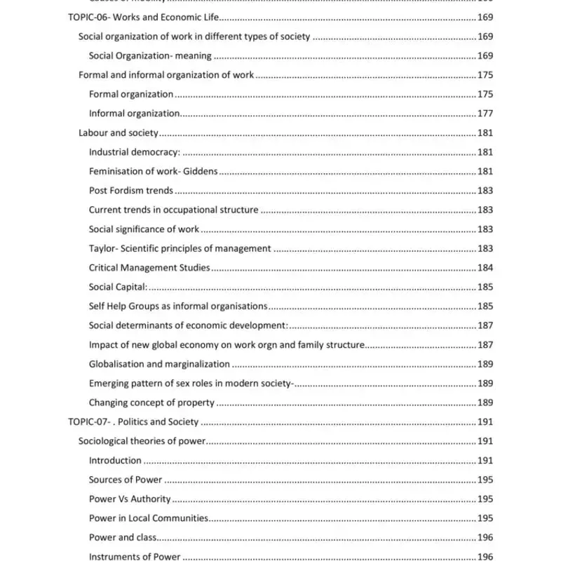 Tusharanshu Sociology 2025-26 | UPSC Study Material | English Notes — preview 5