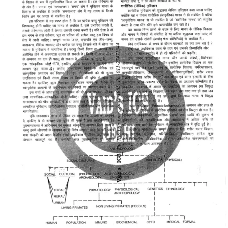 Vaid Sir Anthropology Optional Notes 2025 | UPSC Prep | Best Price — preview 5