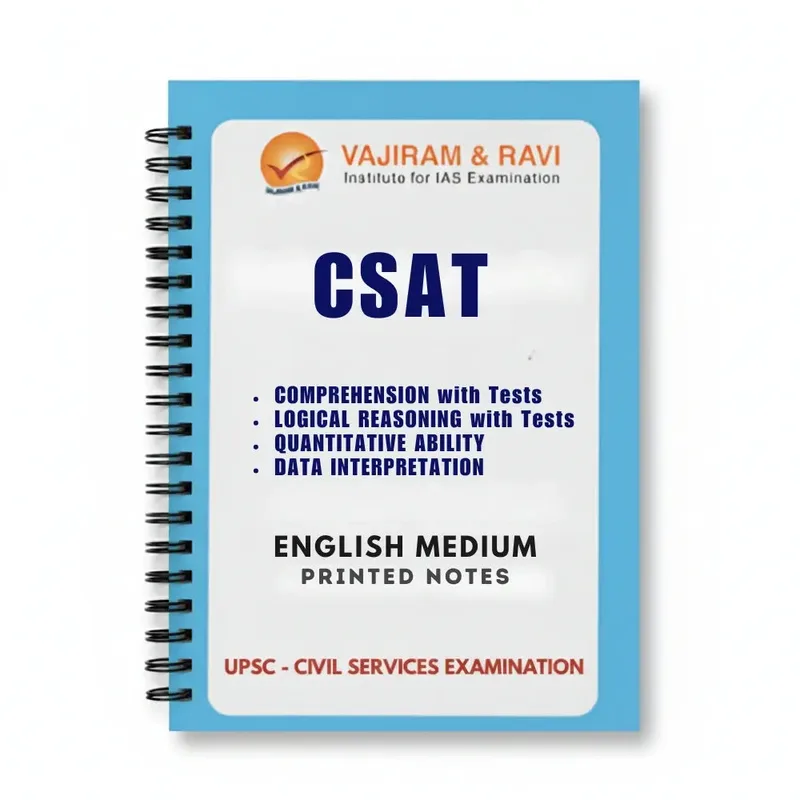 Vajiram CSAT 2025-26 Set | UPSC Study Material | Best Price Notes