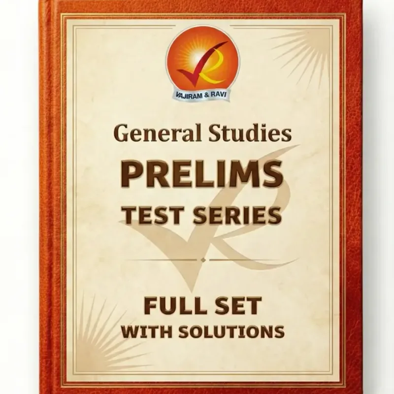 Vajiram Prelims Test Series for 2026 – UPSC GS Prelims Test Series