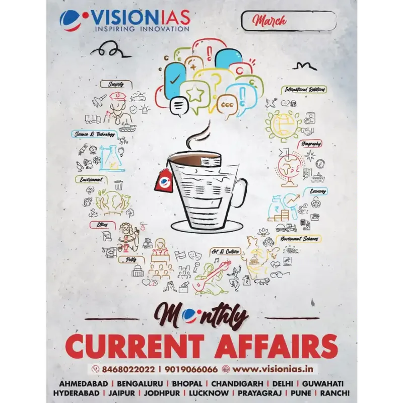 Vision IAS March 2025 English | Monthly Current Affairs | UPSC Notes