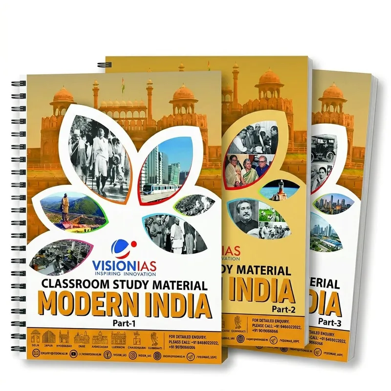 Vision IAS Modern History 2025-26 | UPSC Study Material | GS Notes
