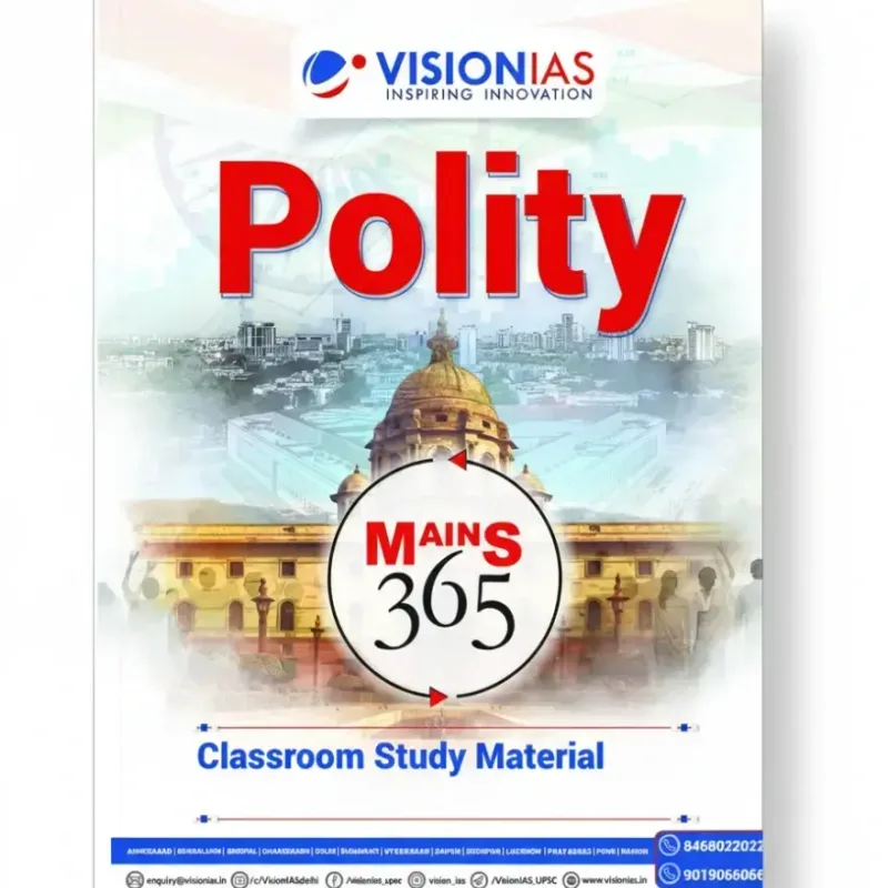 Vision IAS Polity and Governance Mains 365 Yearly Magazine 2025 | English Medium Edition